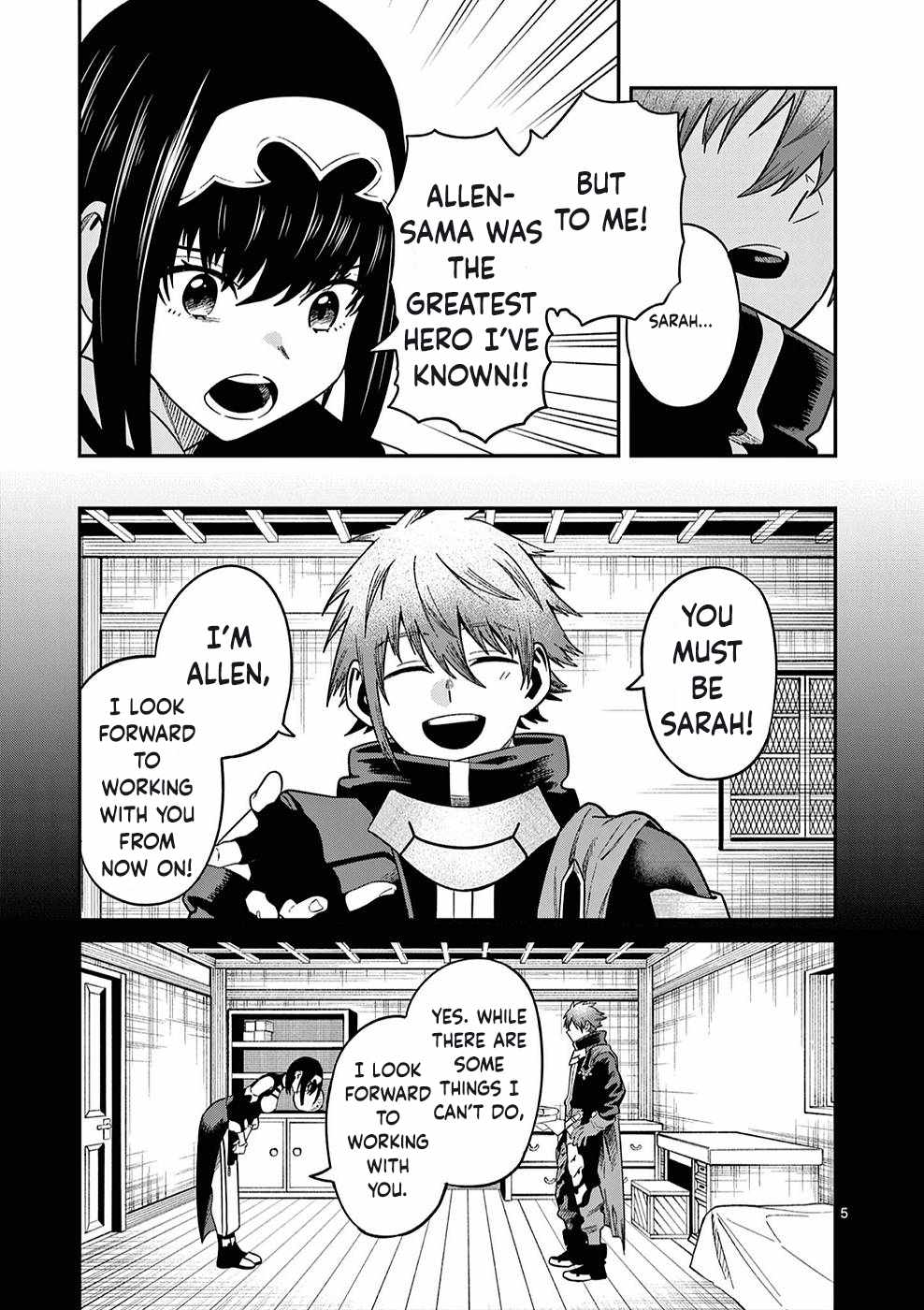 Power-Hara Genkai Yuusha, Maougun kara Koutaiguu de Scout sareru ~Yuusha Ranking 1-i na no ni Tedori ga Gomi sugite Seikatsu Dekimasen~ Chapter 5 5